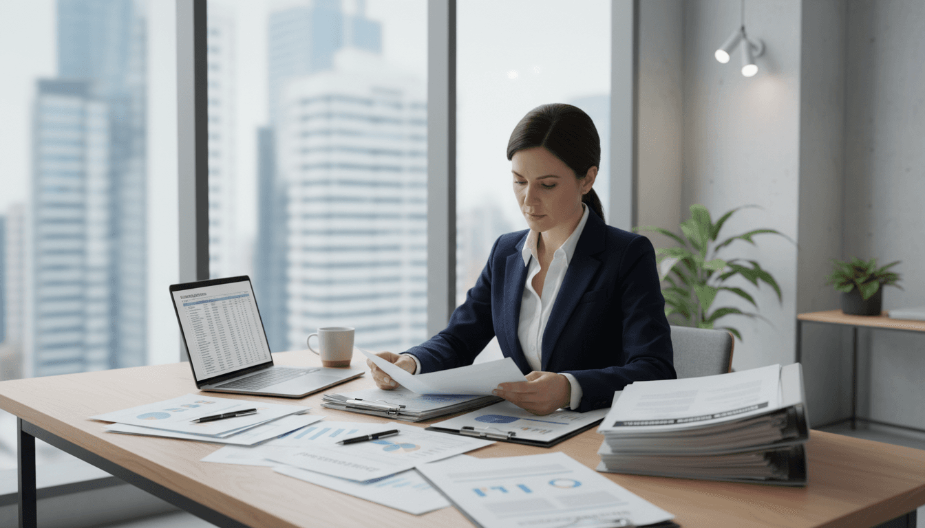 Insurance broker reviewing coverage options with client at desk